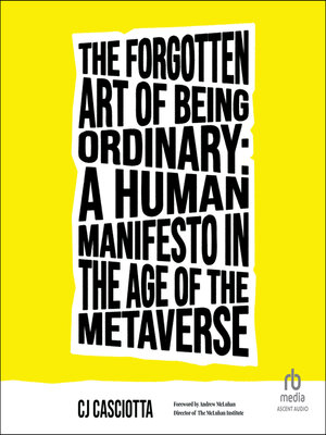 cover image of The Forgotten Art of Being Ordinary